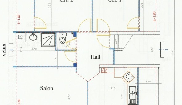 Logement tudiant T3 à chirolles (38130)