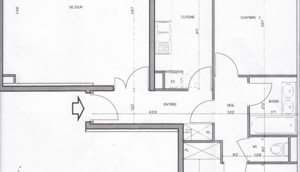 Logement tudiant T3 à Maisons Laffitte (78600)