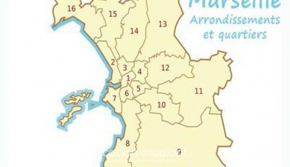 Logement tudiant T3 à Marseille 15me arrondissement (13015)