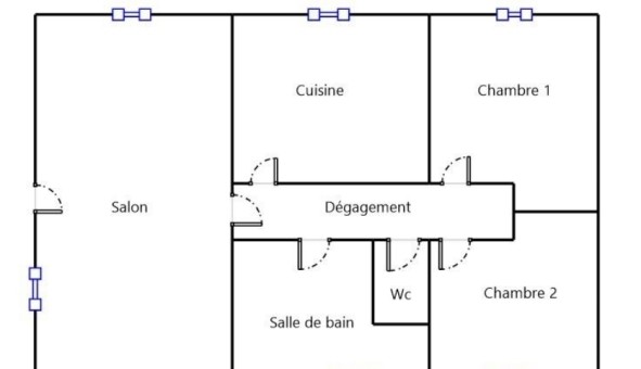 Logement tudiant Location T3 Vide Monteau (89470)