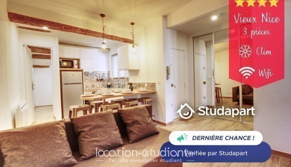 Logement tudiant T3 à Nice (06100)