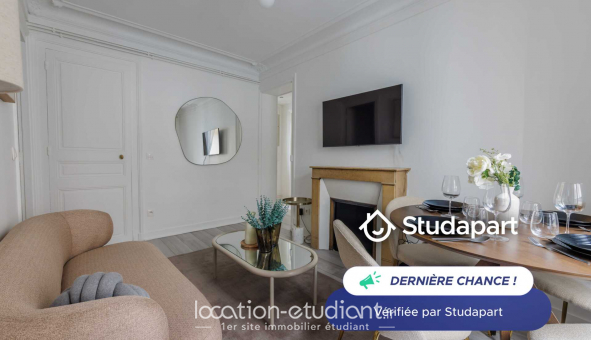 Logement tudiant T3 à Paris 01er arrondissement (75001)