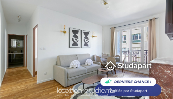 Logement tudiant Location T3 Meublé Paris 13me arrondissement (75013)