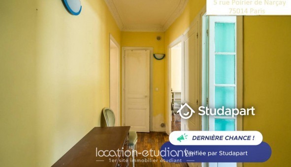 Logement tudiant T3 à Paris 14me arrondissement (75014)