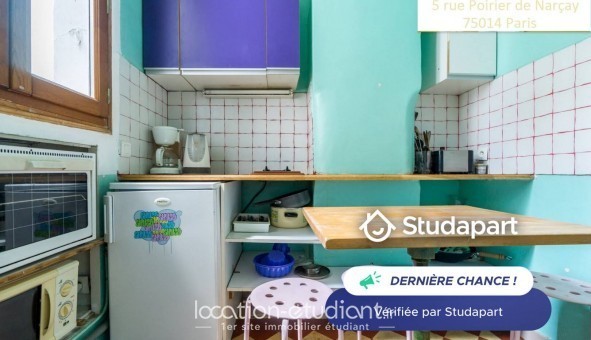 Logement tudiant T3 à Paris 14me arrondissement (75014)