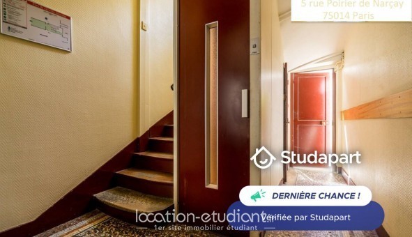 Logement tudiant T3 à Paris 14me arrondissement (75014)