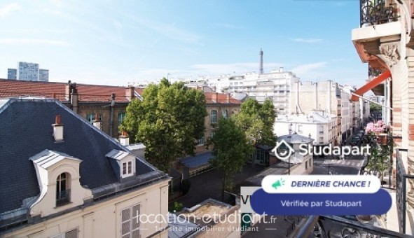 Logement tudiant T3 à Paris 15me arrondissement (75015)