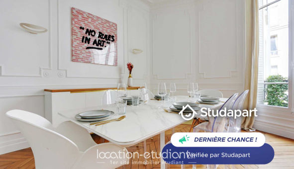 Logement tudiant T3 à Paris 16me arrondissement (75016)