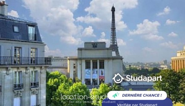 Logement tudiant T3 à Paris 16me arrondissement (75016)