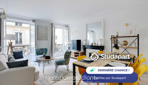 Logement tudiant T3 à Paris 17me arrondissement (75017)