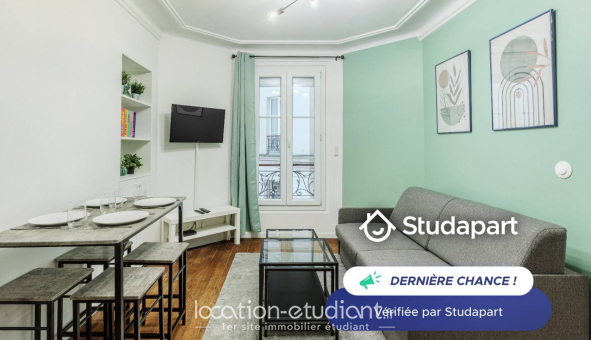 Logement tudiant T3 à Paris 18me arrondissement (75018)