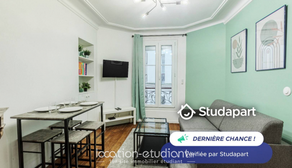 Logement tudiant T3 à Paris 18me arrondissement (75018)