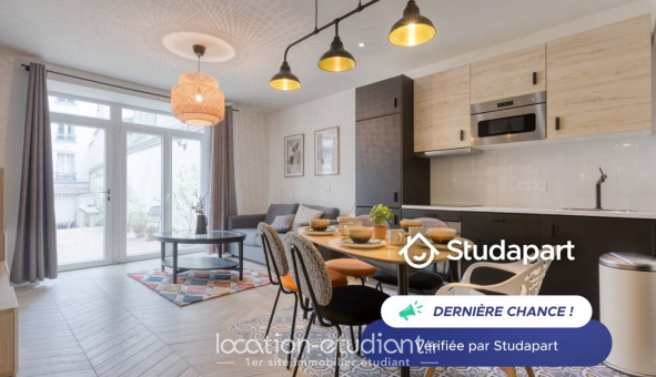 Logement étudiant Location T3 Meublé Paris 18ème arrondissement (75018)