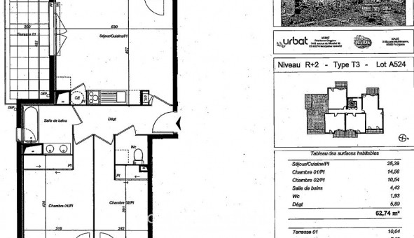 Logement tudiant T3 à Perpignan (66100)