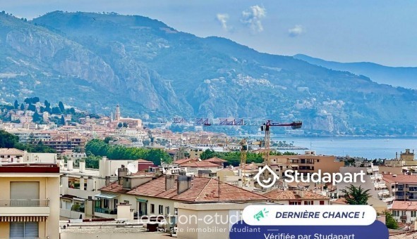 Logement tudiant T3 à Roquebrune Cap Martin (06190)