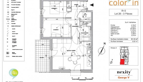 Logement tudiant T3 à Strasbourg (67000)