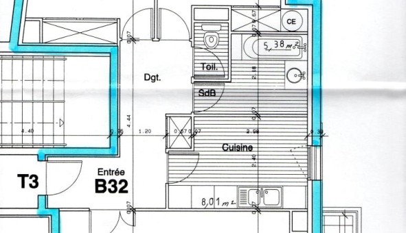 Logement tudiant T3 à Tours (37000)