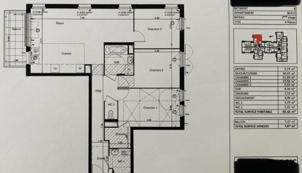 Logement tudiant T4 à Franconville (95130)