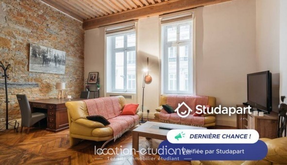 Logement tudiant Location T4 Meublé Lyon 2me arrondissement (69002)