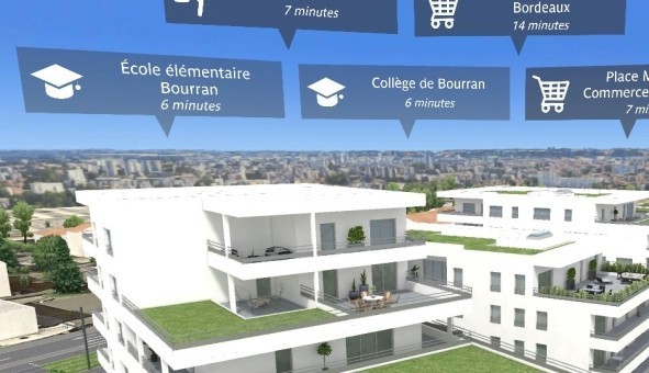 Logement tudiant T4 à Mrignac (33700)