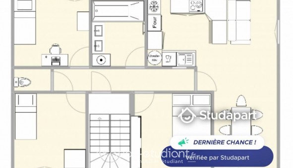 Logement tudiant T4 à Saint grve (38120)