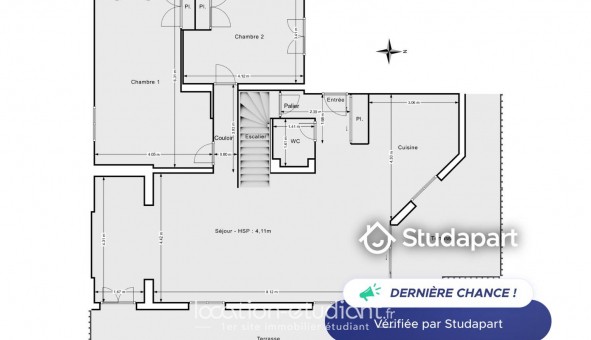 Logement tudiant T4 à Saint Paul de Varces (38760)