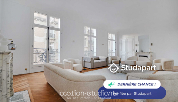 Logement tudiant Location T5 Meublé Paris 16me arrondissement (75016)