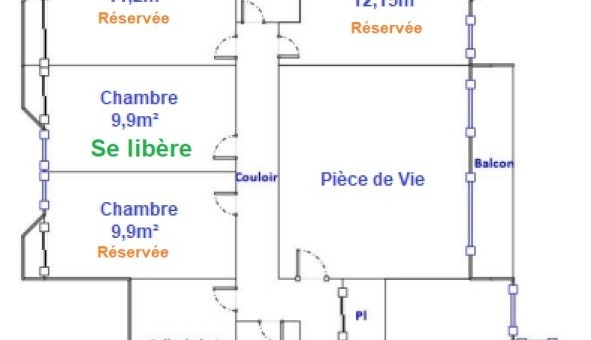 Logement tudiant Colocation à lancourt (78990)