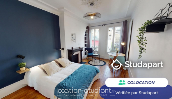 Colocation tudiante Duplex à Paris 17me arrondissement (75017)