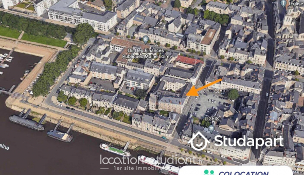 Colocation tudiante Studio à Angers (49000)