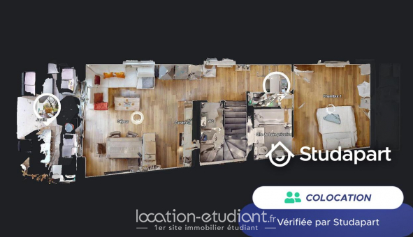 Colocation tudiante Studio à Annemasse (74100)