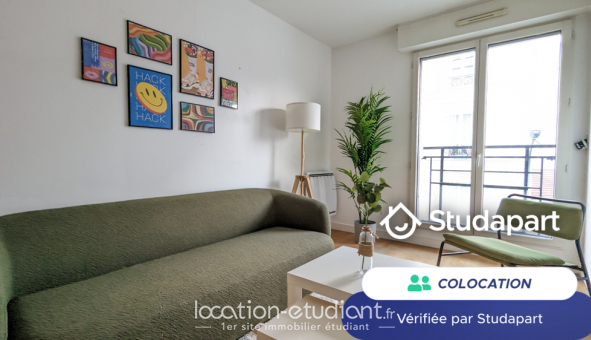 Colocation tudiante Studio à Asnires sur Seine (92600)