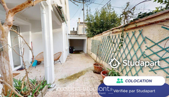 Colocation tudiante Studio à Bordeaux (33300)