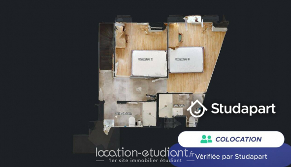 Colocation tudiante Studio à Bordeaux (33300)