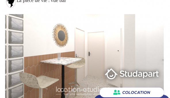 Colocation tudiante Studio à Bron (69500)