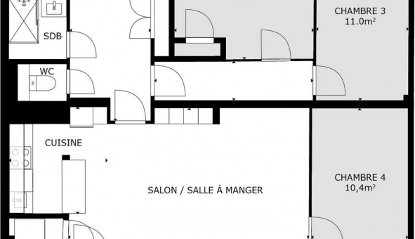 Colocation tudiante Studio à Bron (69500)