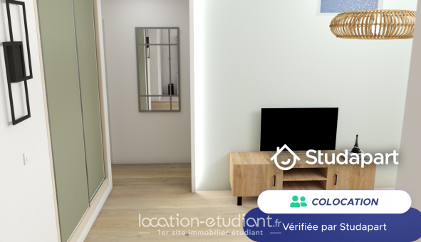 Colocation tudiante Studio à Cergy (95000)