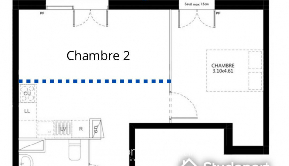 Colocation tudiante Studio à Champs sur Marne (77420)