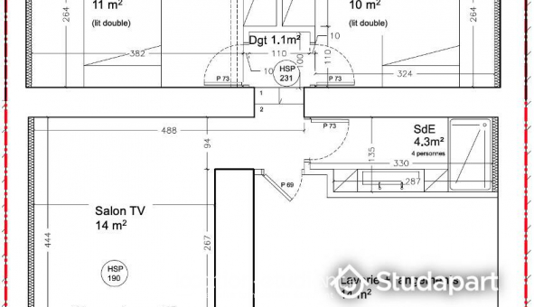 Colocation tudiante Studio à Chtillon (92320)