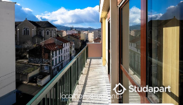 Colocation tudiante Studio à Clermont Ferrand (63000)