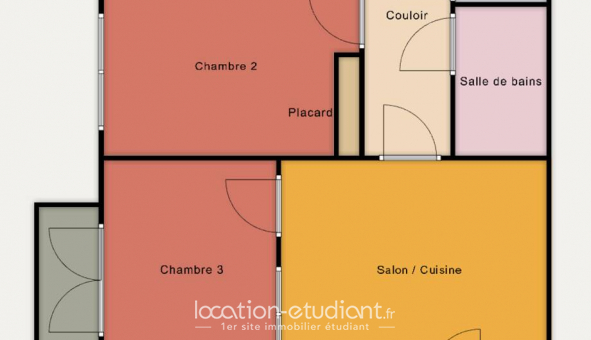 Colocation tudiante Studio à Clichy (92110)