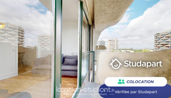 Colocation tudiante Studio à Crteil (94000)