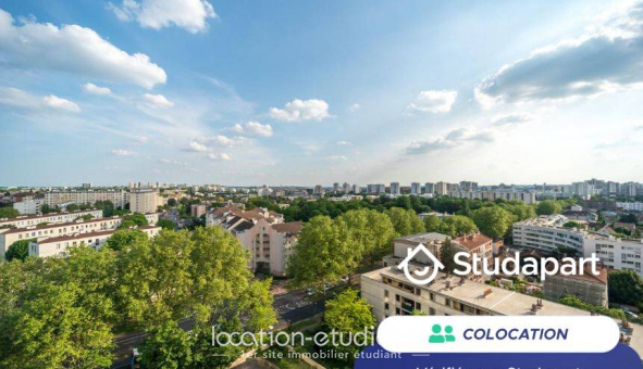 Colocation tudiante Studio à Crteil (94000)