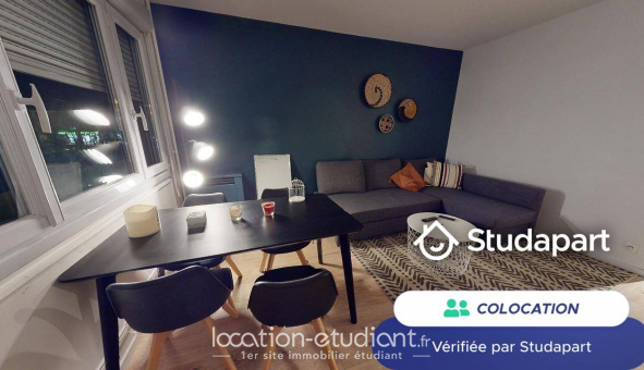 Colocation tudiante Studio à Dville ls Rouen (76250)