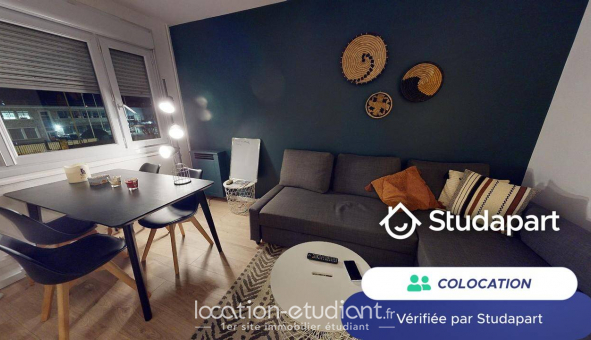 Colocation tudiante Studio à Dville ls Rouen (76250)