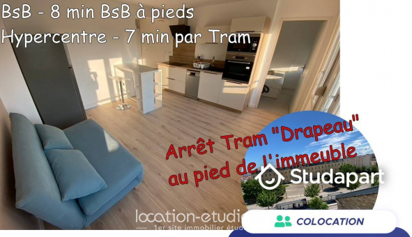 Colocation tudiante Chambre dans une colocation de 13m2