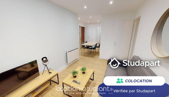 Colocation tudiante Studio à Grenoble (38000)