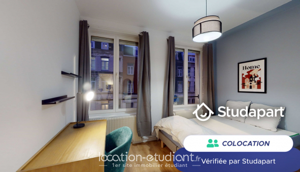 Colocation tudiante Studio à Lille (59800)