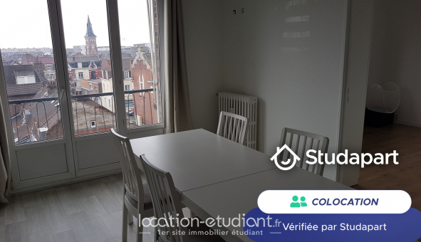 Colocation tudiante Studio à Lille (59800)