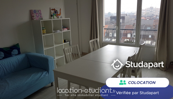 Colocation tudiante Studio à Lille (59800)